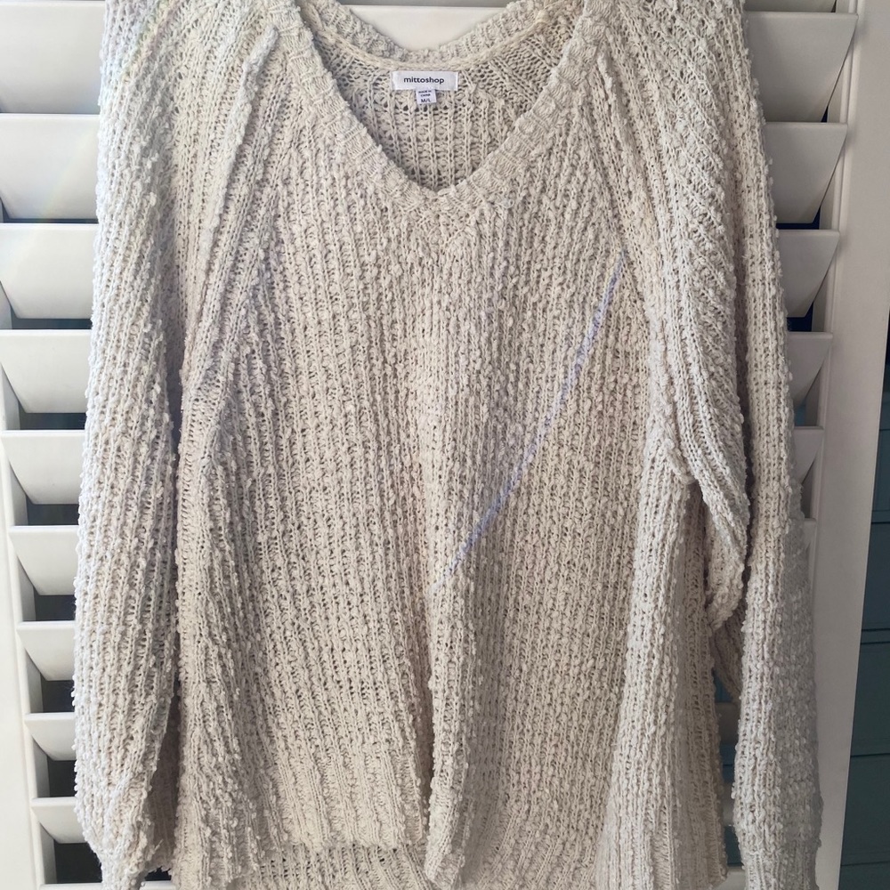 Cozy cream sweater